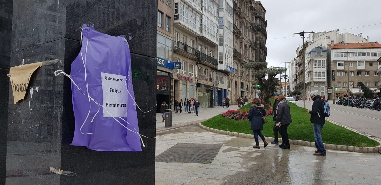 Huelga del 8M en Vigo