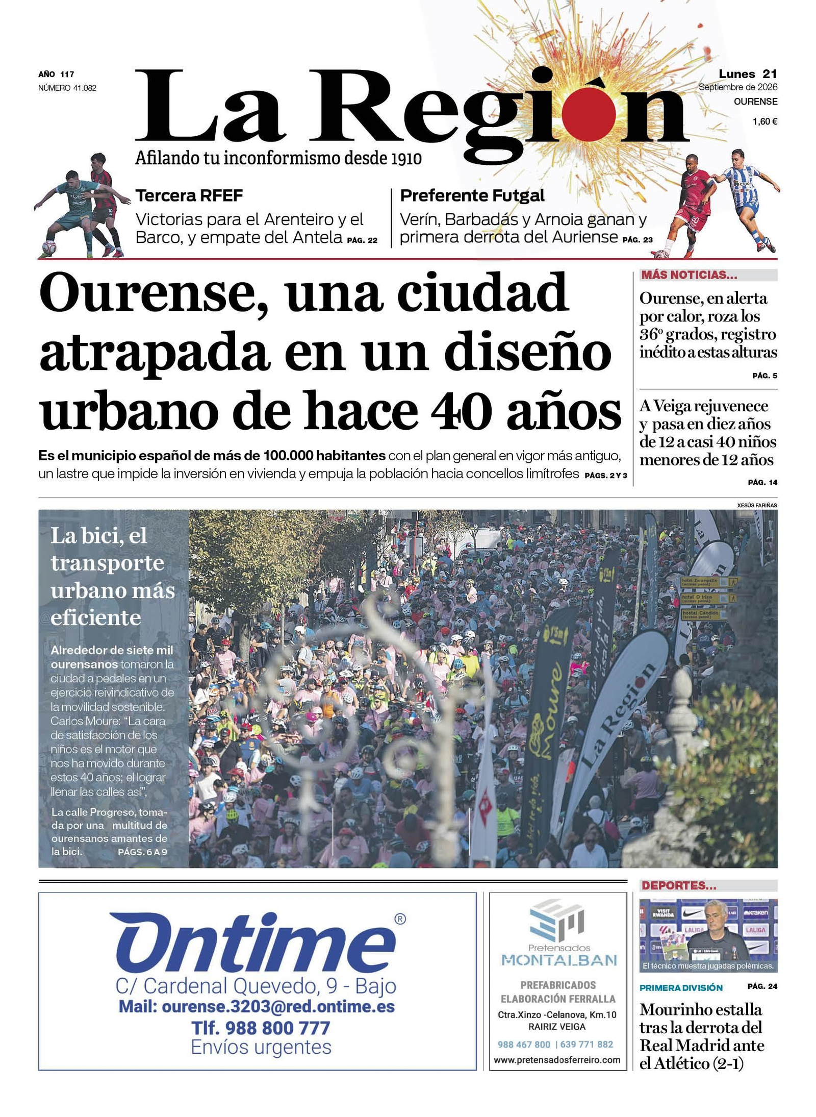 La portada de hoy