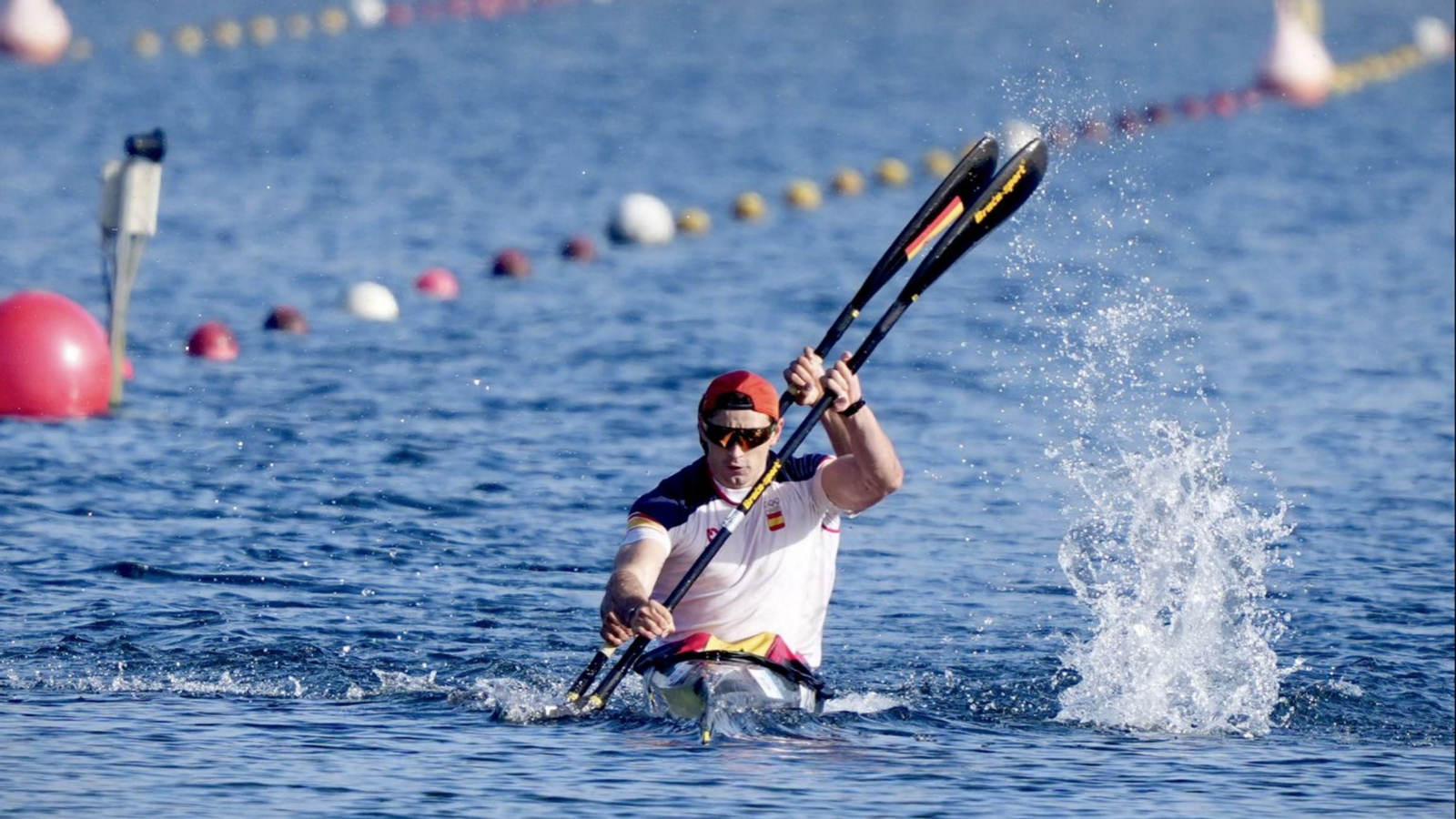 Rodrigo Germade logró ayer la plaza para las Copas del Mundo en el K2 junto a Adrián del Río.