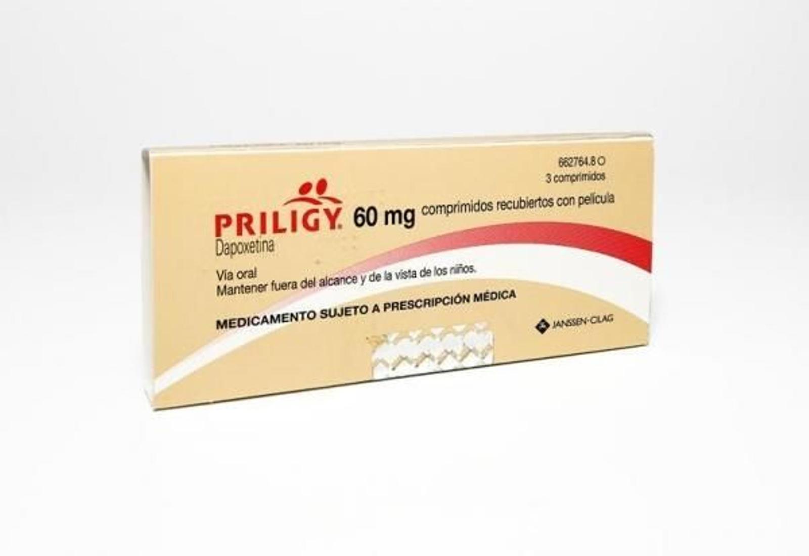 Imagen de la caja del nuevo fármaco 'Priligy'.