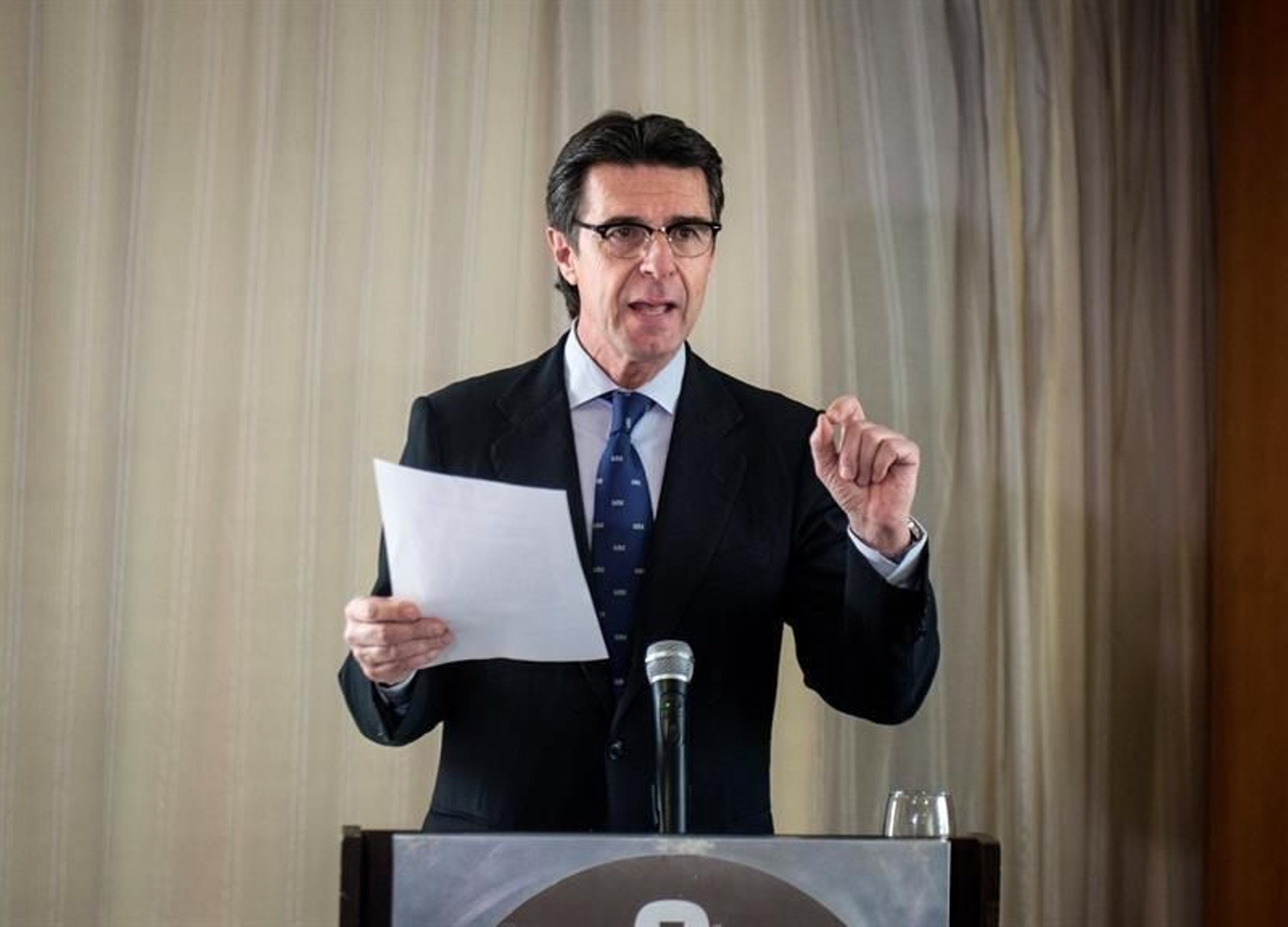 El ministro de Industria, Energía y Turismo en funciones, José Manuel Soria.