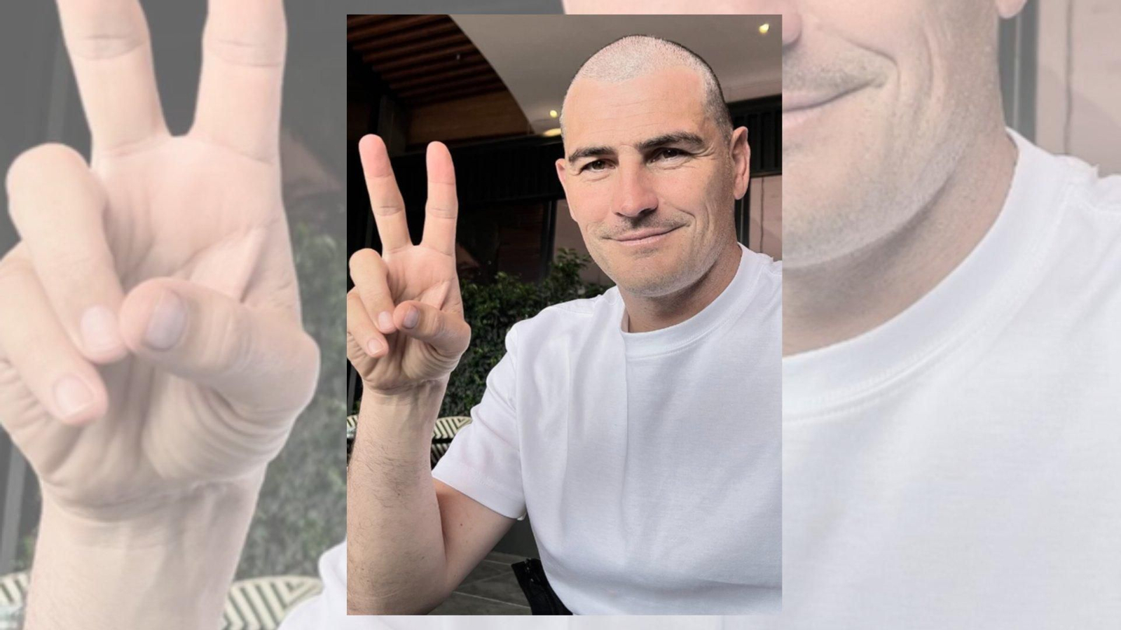 Iker Casillas completamente rapado. // @ikercasillas