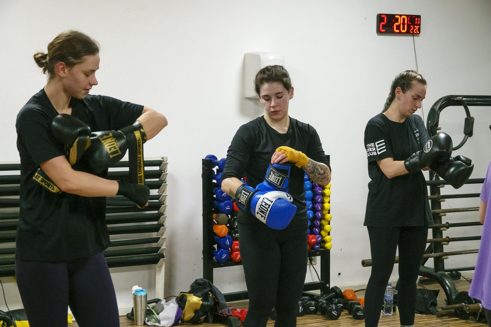 Galería | Así entrenan boxeo en el Gimnasio Arenal