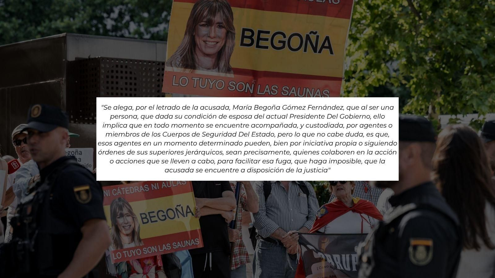El extracto del escrito del Juez Peinado que ha tachado la Policía Nacional.
