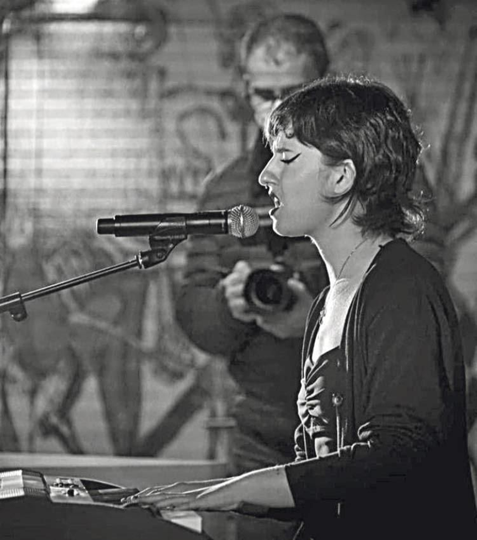 Alicia Otero durante una actuación.