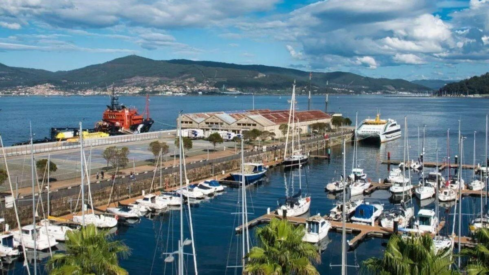 El muelle de Trasatlánticos será el escenario del Galicia Fest, la próxima semana.