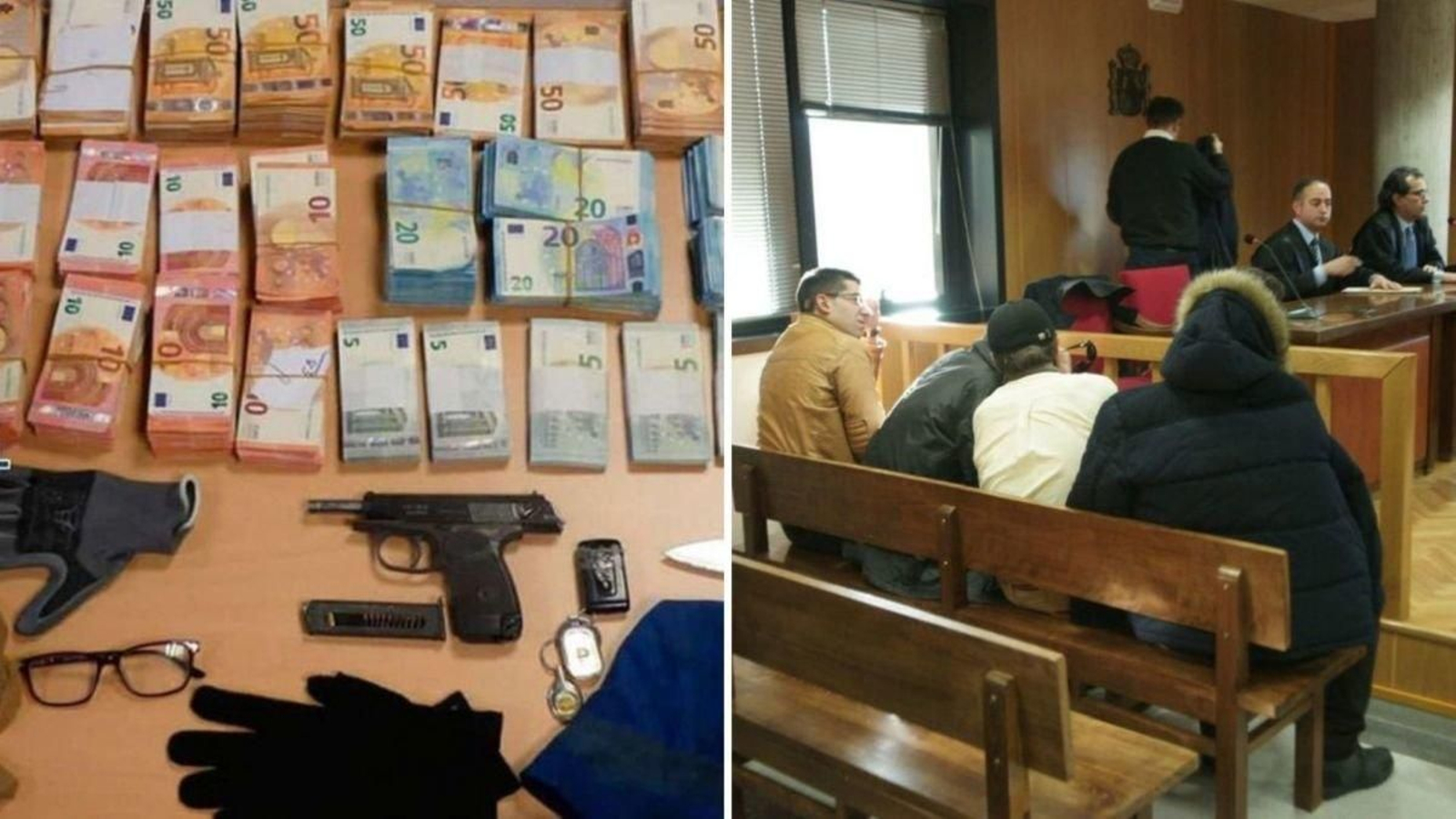 Efectos intervenidos durante la detención.