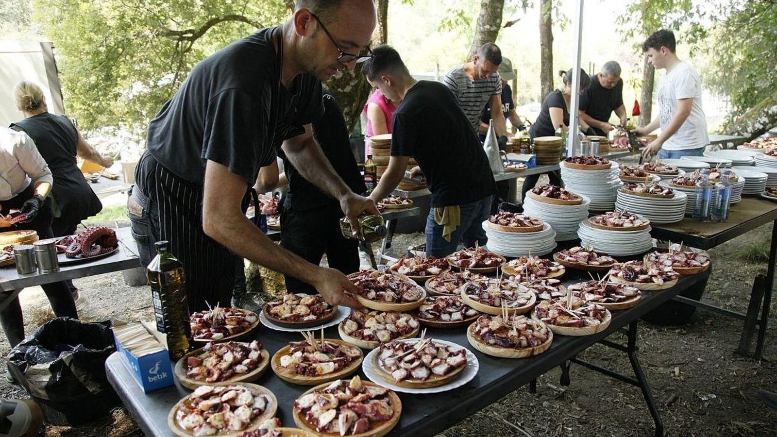Festa do pulpo en O Carballiño.