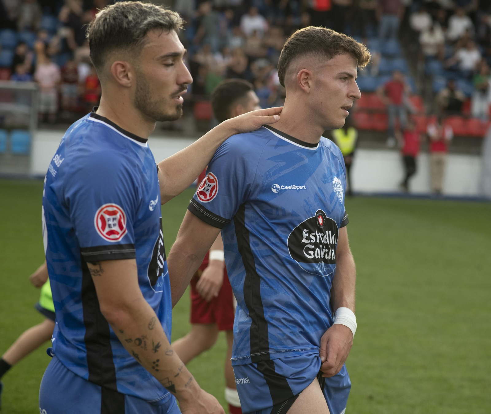 Galería | La tristeza invade O Couto con el descenso del Ourense CF