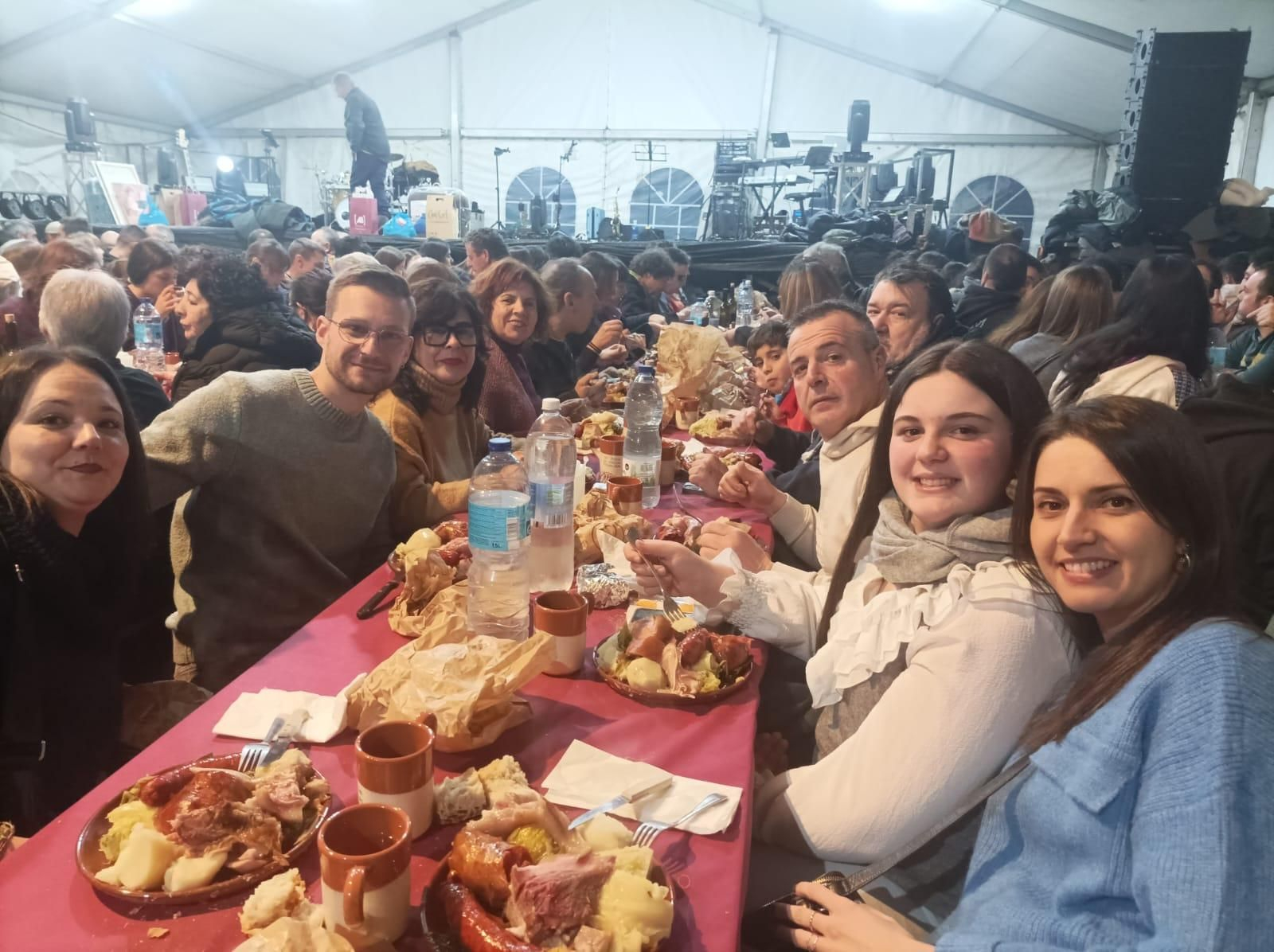 Galería | Cocido para combatir la borrasca Ingrid en Piñeiro