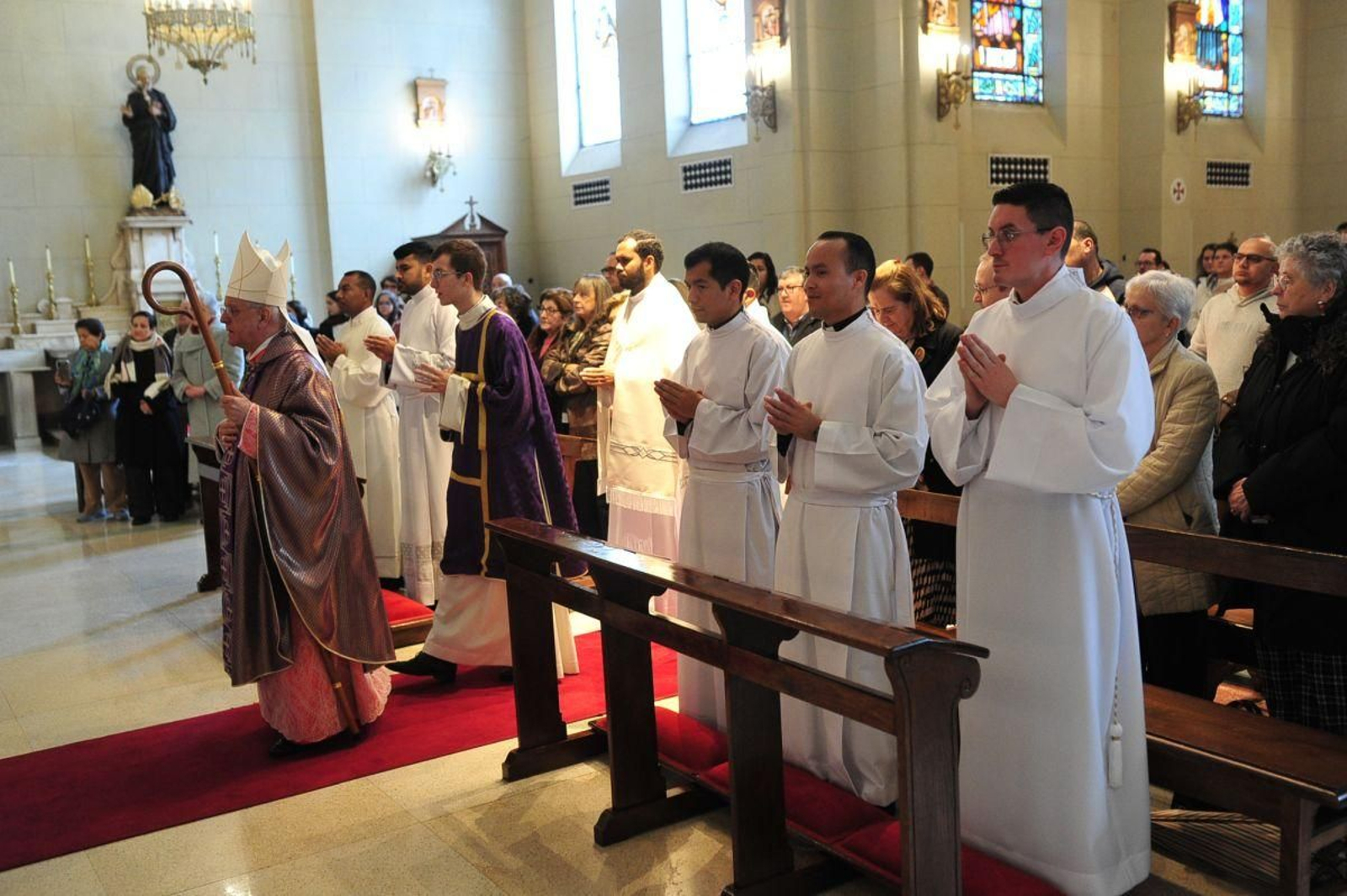 Ceremonia de institución de nuevos lectores y acólito.