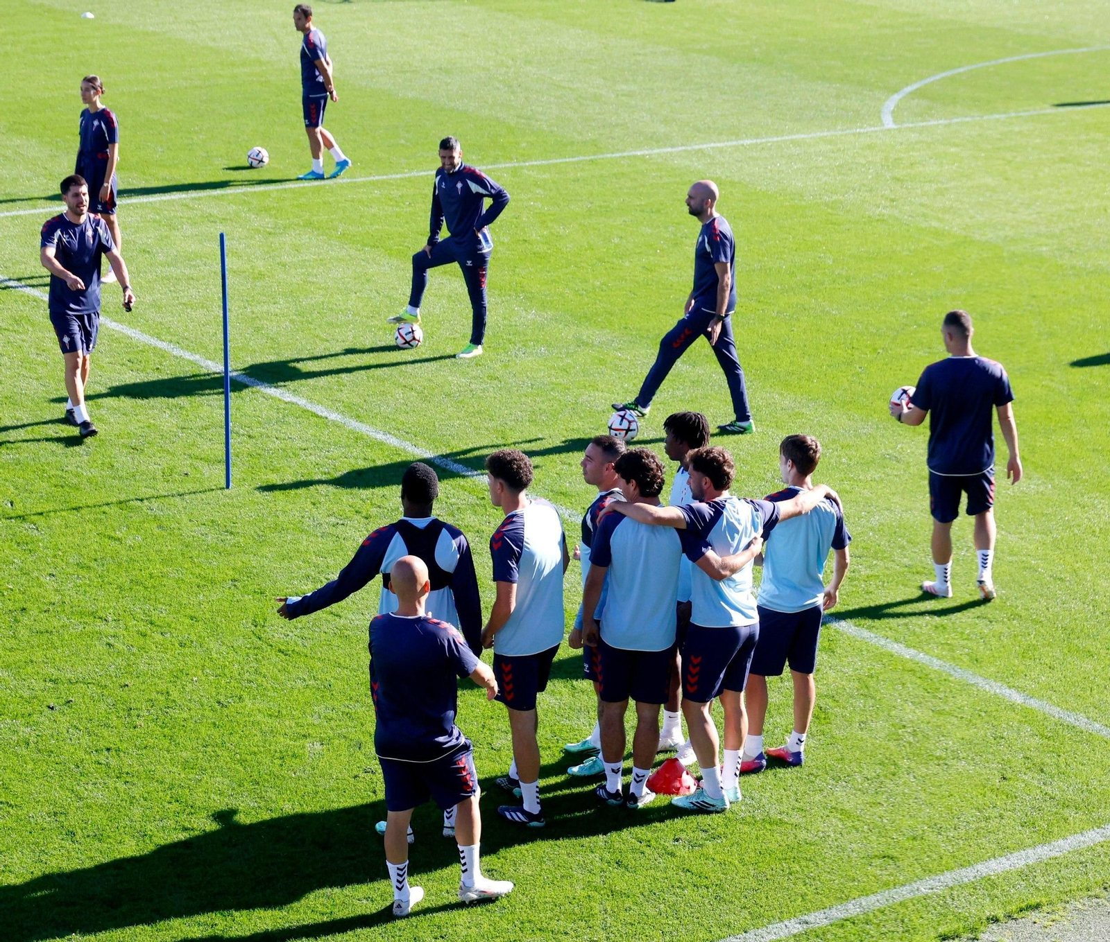 Galería | El Celta se prepara para una gran noche europea ante la Juventus