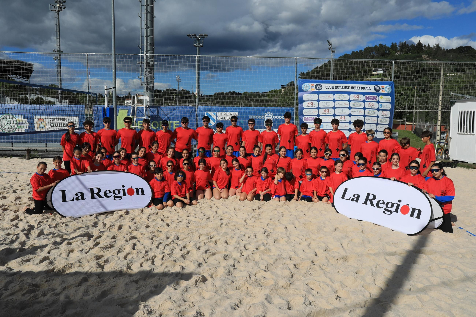 La arena de Oira, punto de encuentro de otra actividad Más Deporte La Región