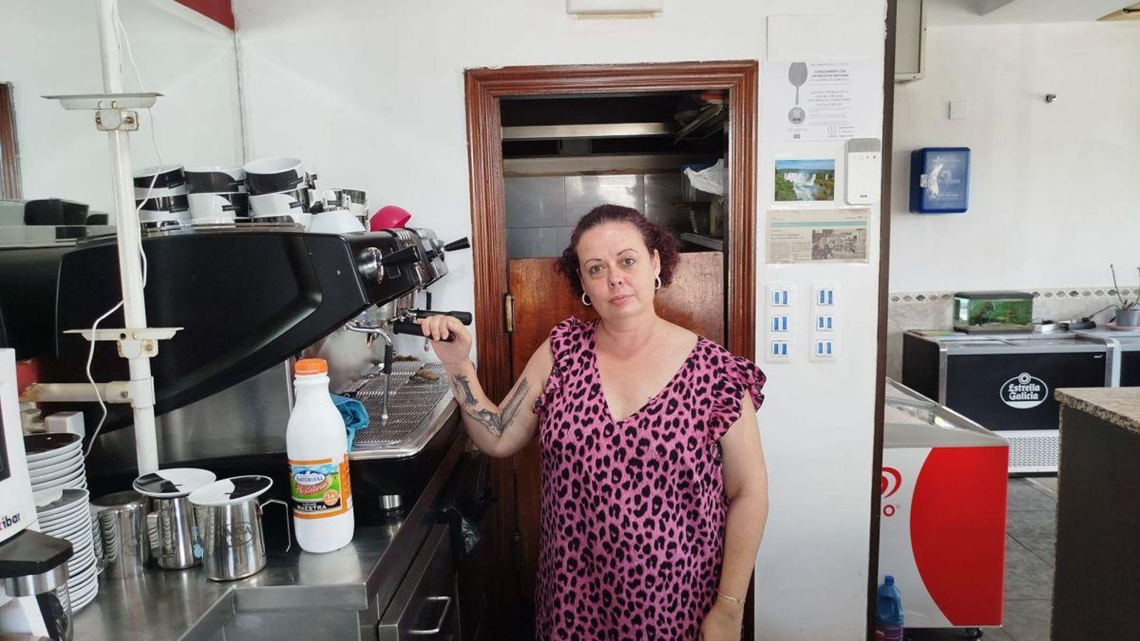 Silvia Masid, en el Café Bar JR