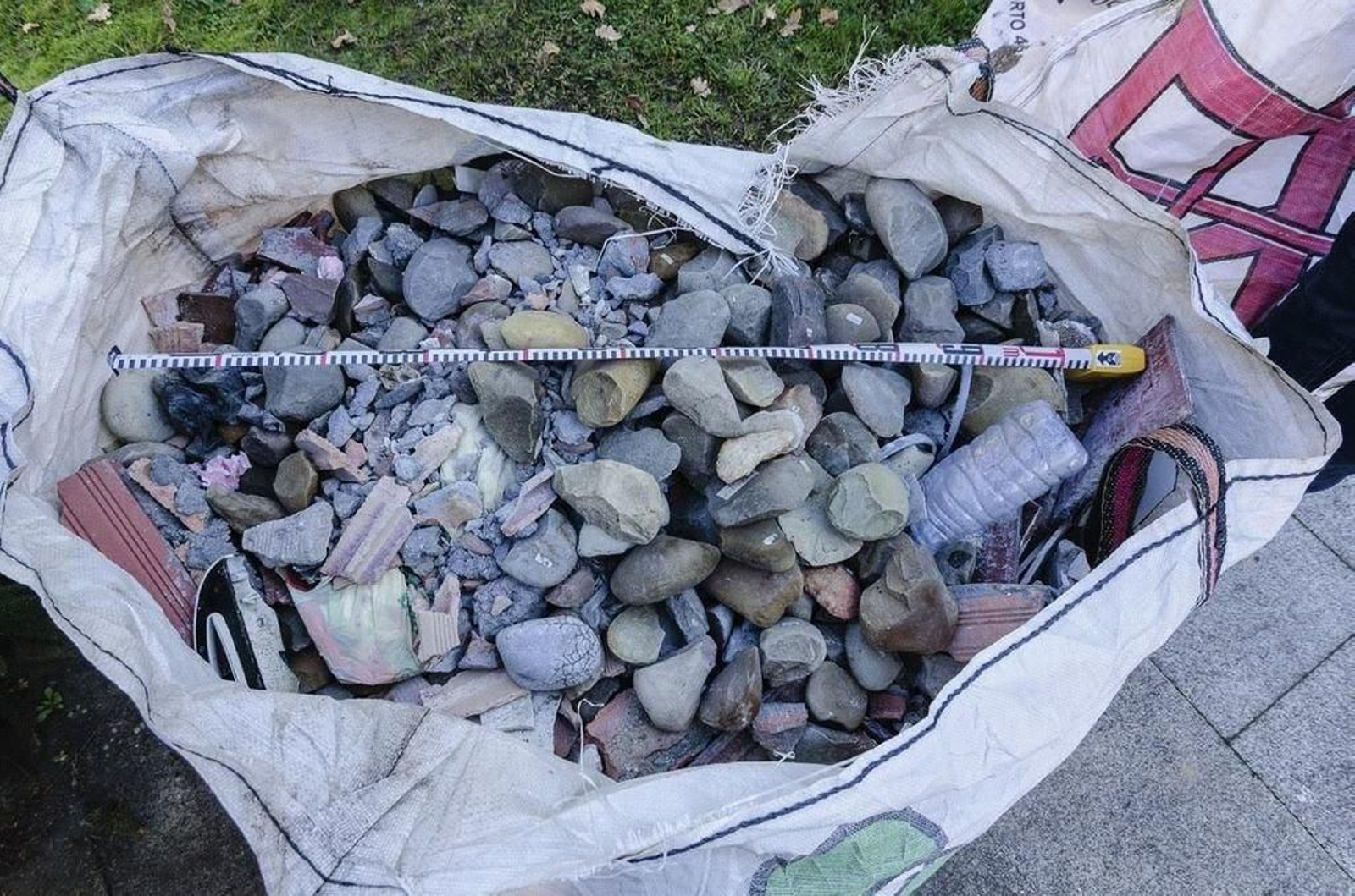 Las líticos prehistóricos de García de la Villa, hallados en la basura.