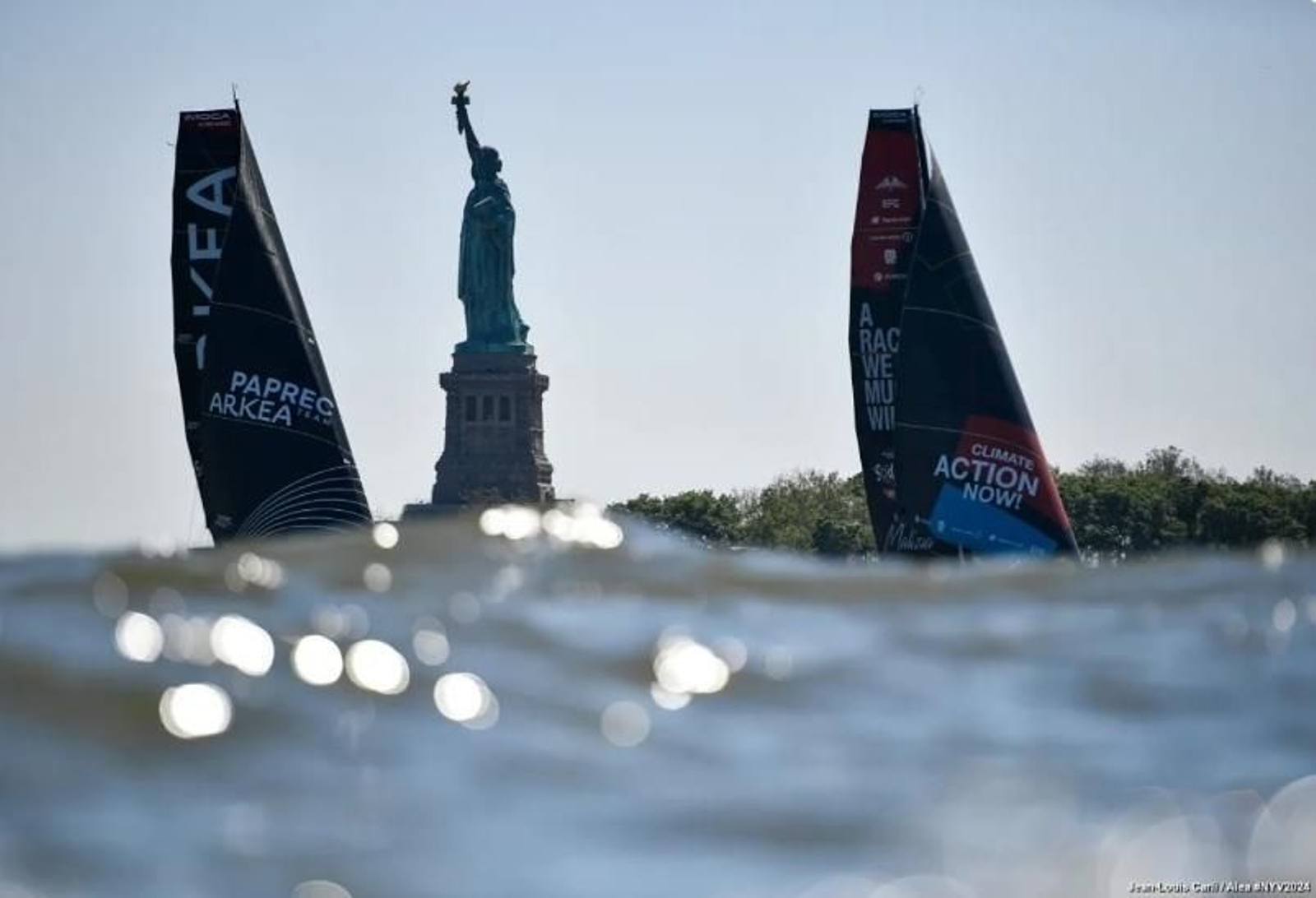 Regata por el río Hudson, en Nueva York
