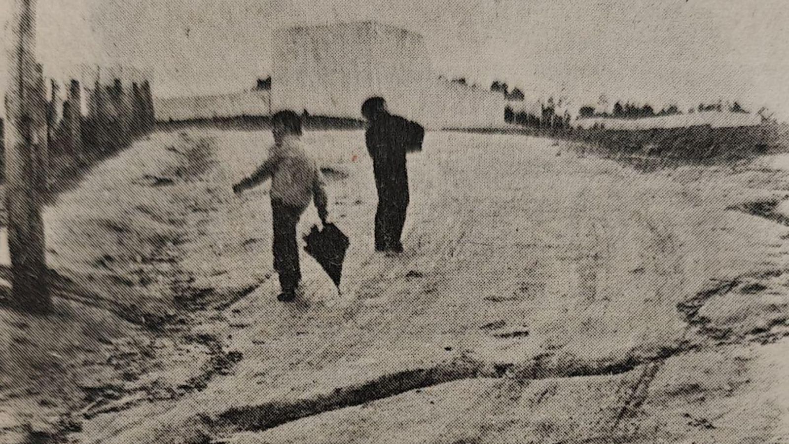 Lamentables accesos a la Escuela-Hogar de Mariñamansa.