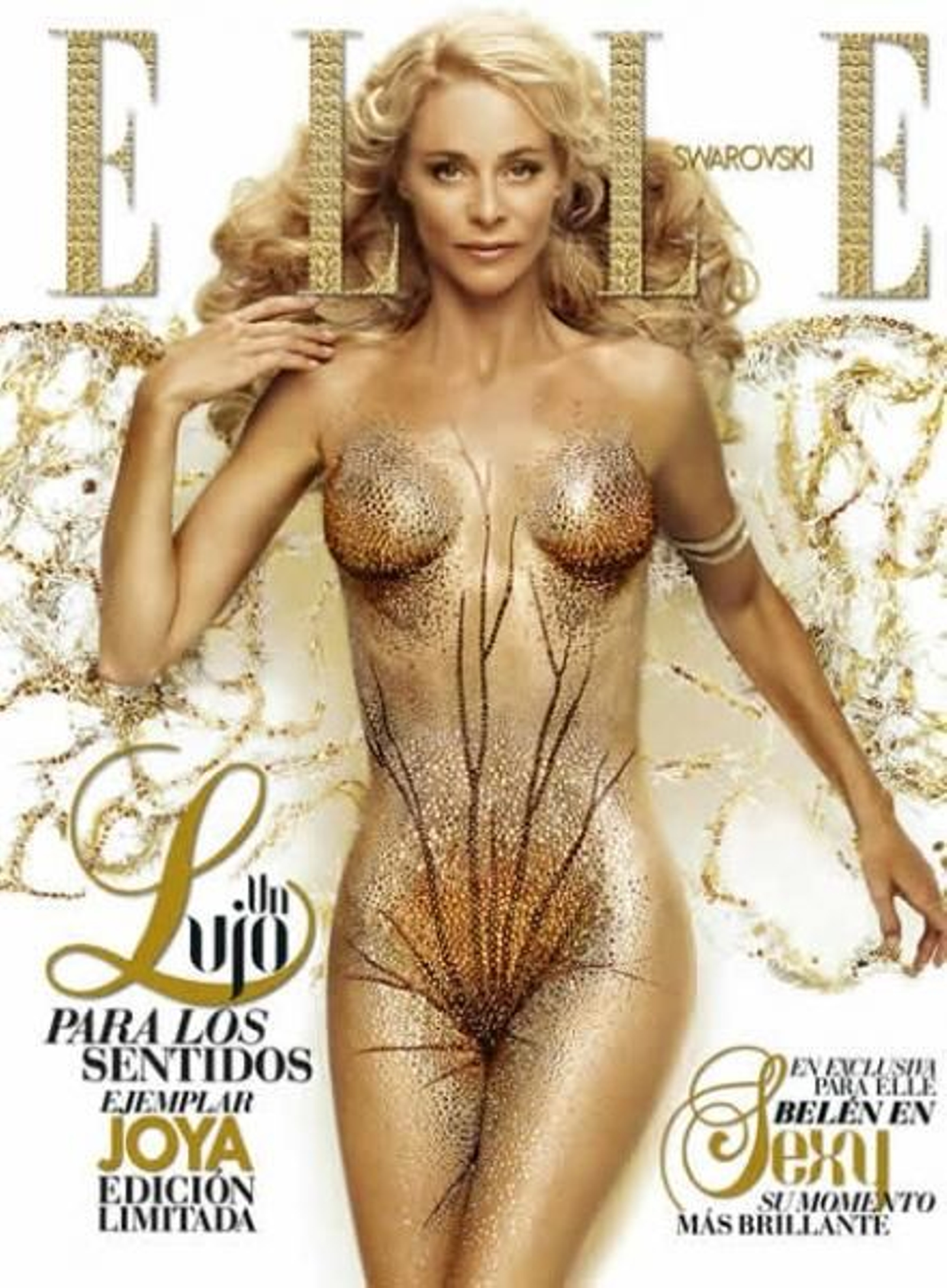 Belén Rueda, en la portada de la revista 'Elle'.