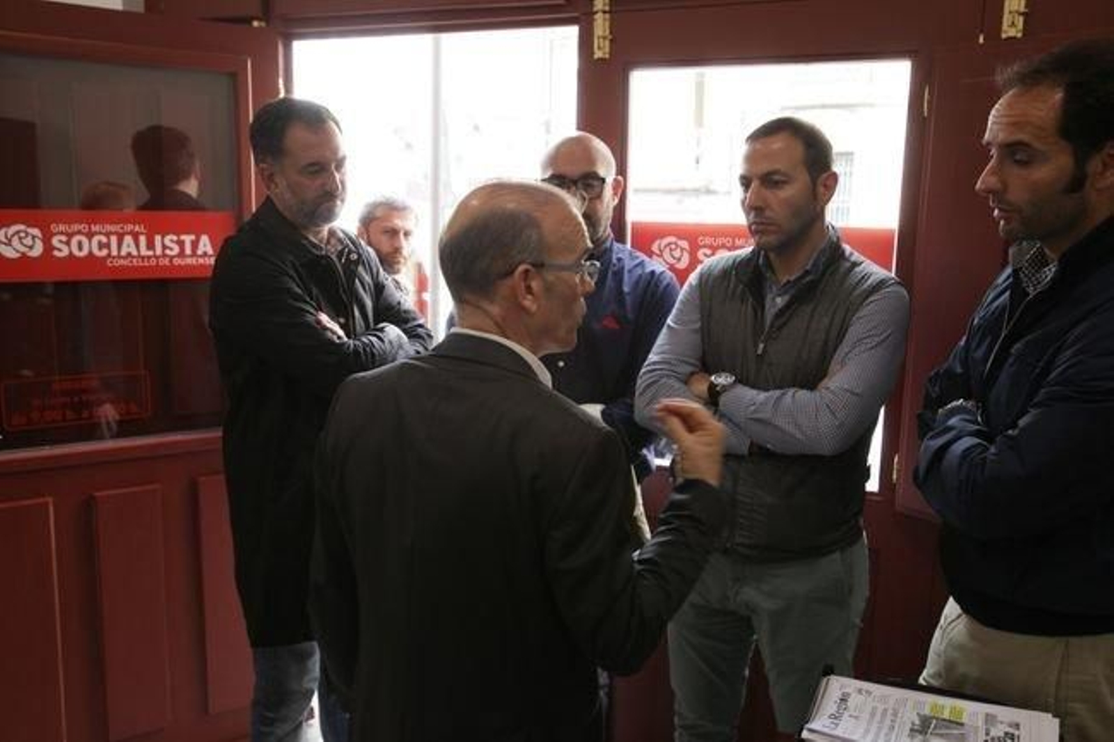 Vázquez Barquero, hablando con el Consejo del COB.