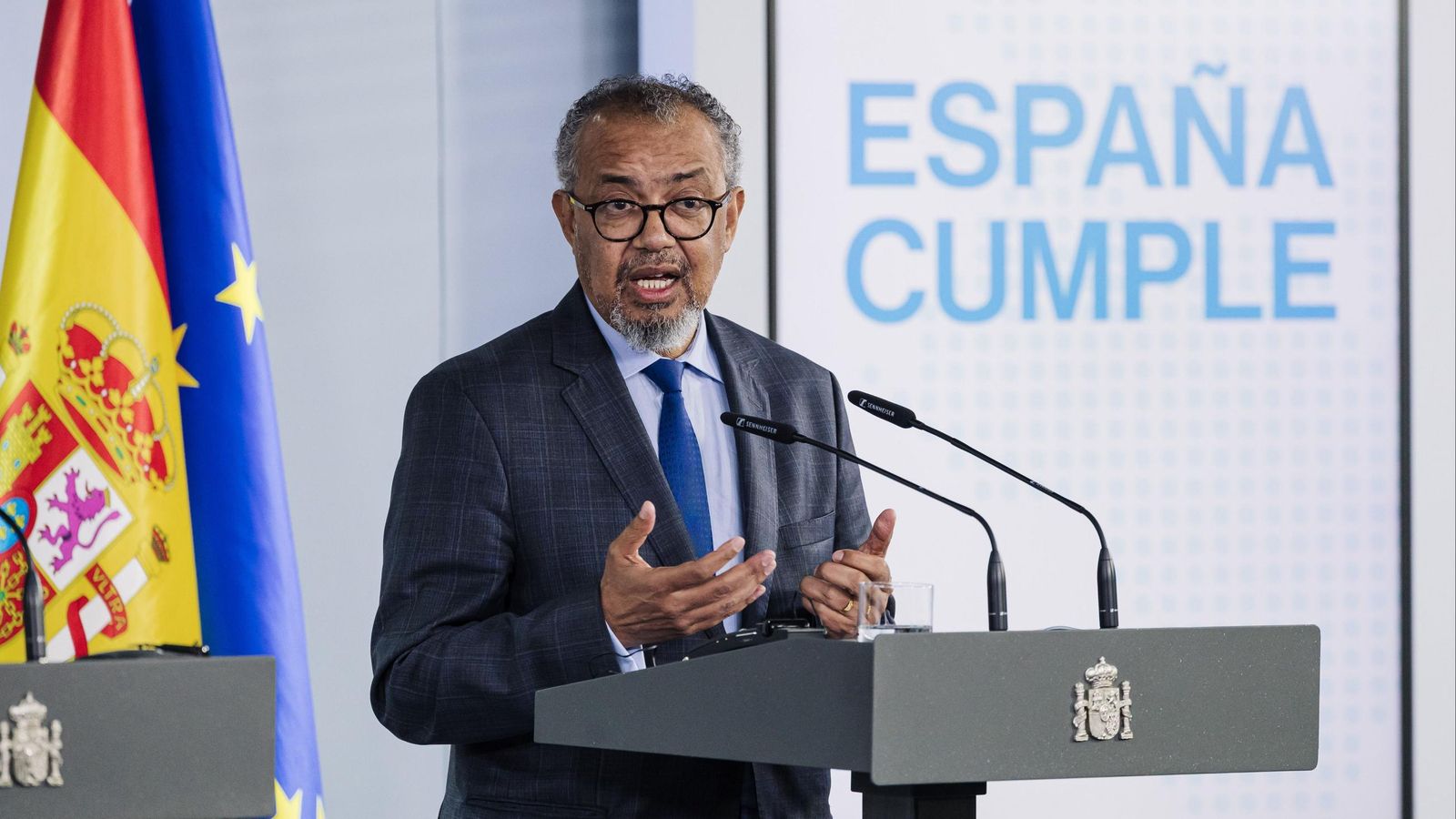 El director general de la Organización Mundial de la Salud (OMS), Tedros Adhanom.