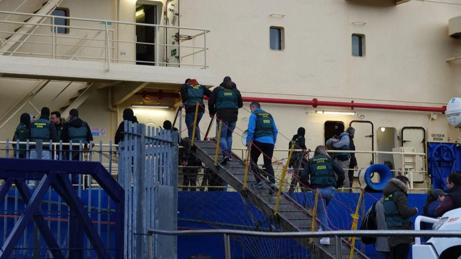 Registro en el Puerto de Vigo.