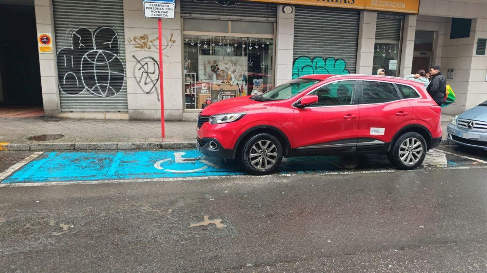 Otro ejemplo de incivismo en Ourense