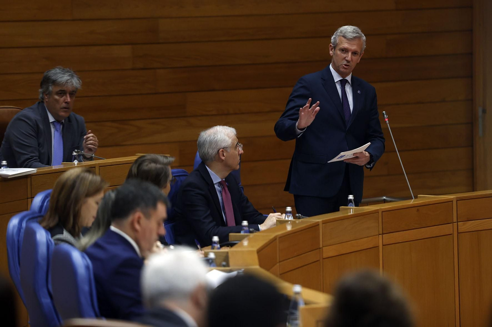 Alfonso Rueda en el Parlamento de Galicia