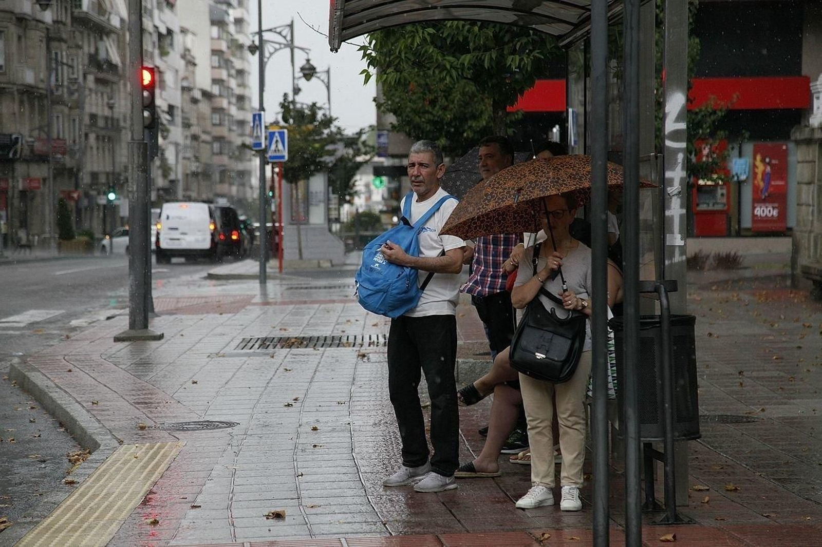 Una tormenta inesperada en Ourense