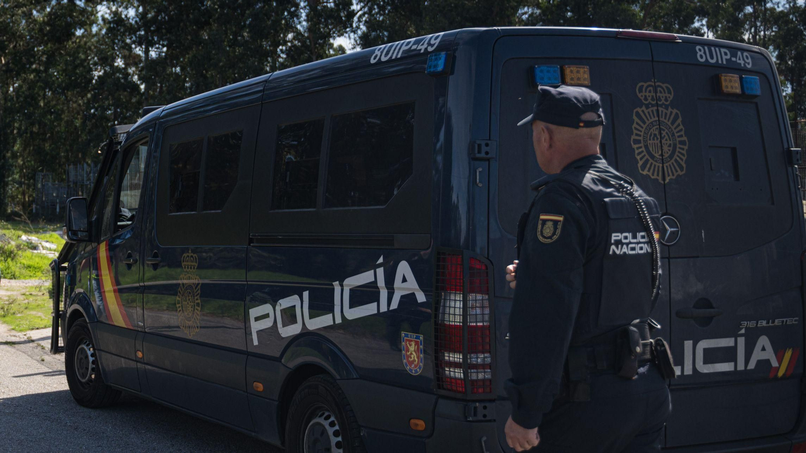 Despliegue de la Policía Nacional en una foto de archivo.