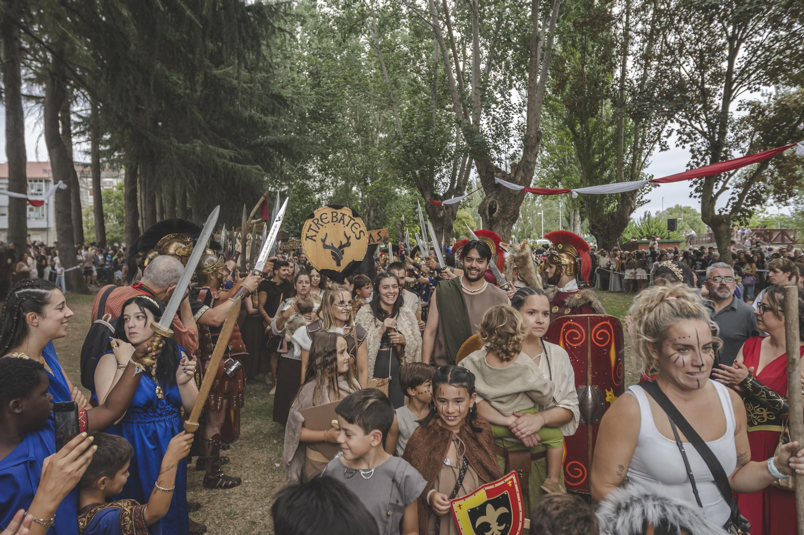 Galería | Los romanos cruzan el Lethes: Xinzo pone fin al Esquecemento, un evento con cifras récord
