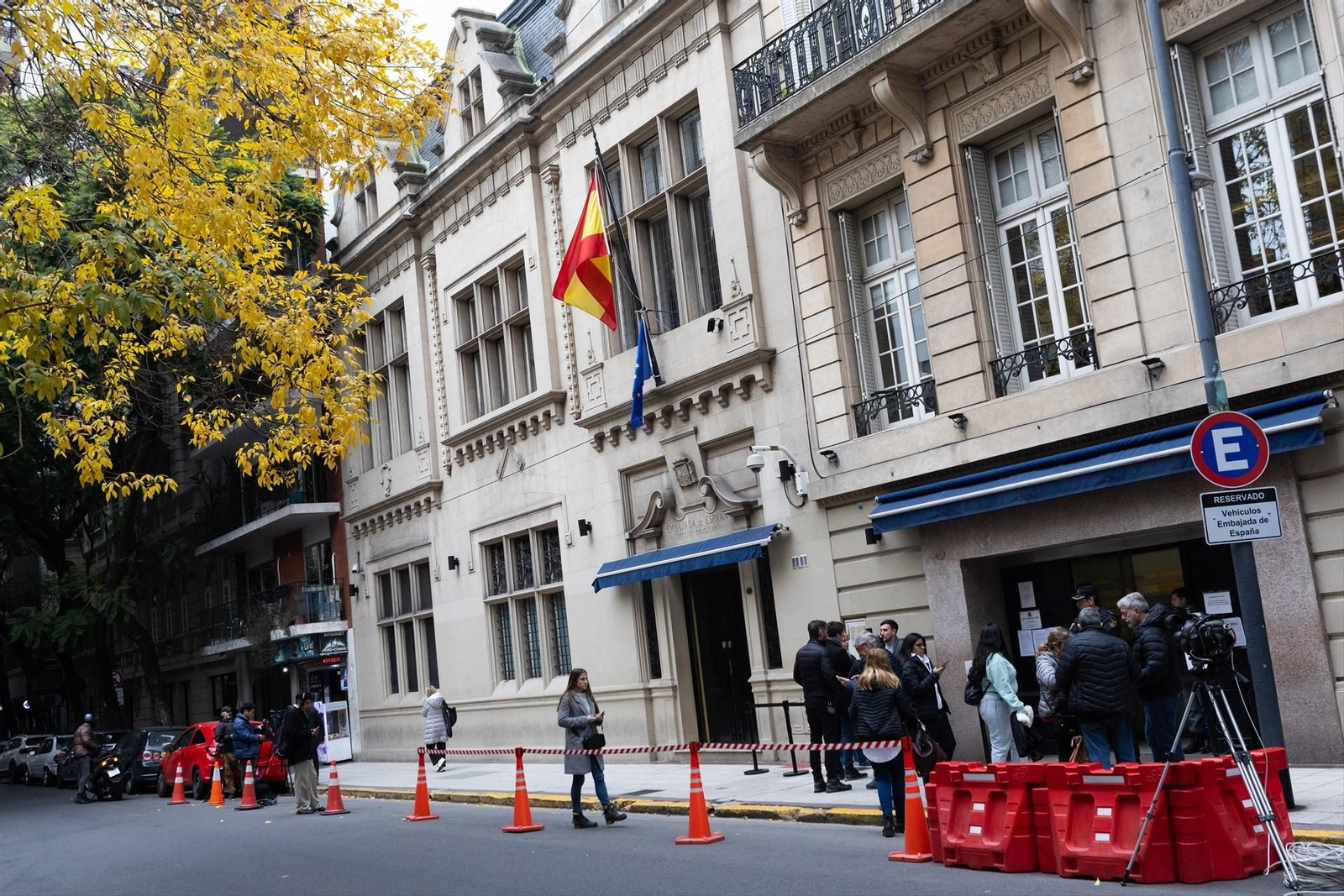 Fachada del Consulado de España en Buenos Aires