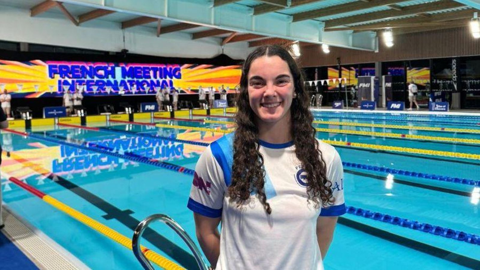 La ourensana Eva Feijóo, en el French Meeting International de París.