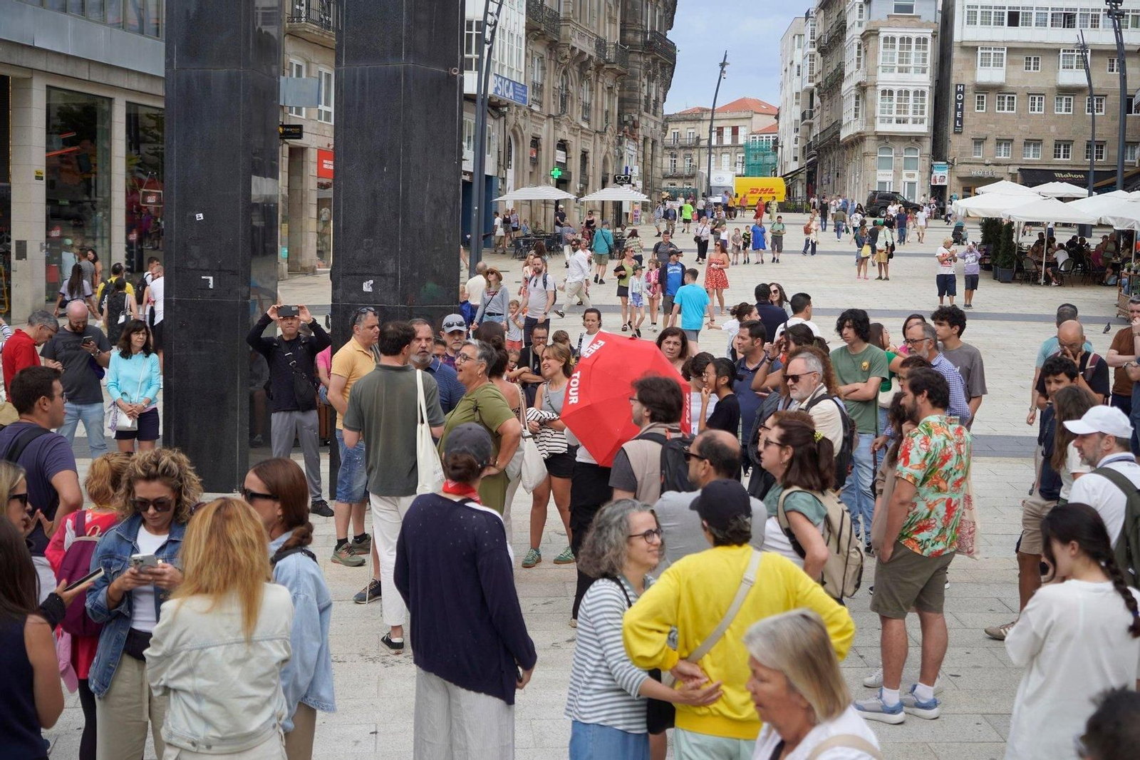 Turistas en Porta do Sol. // JV Landín