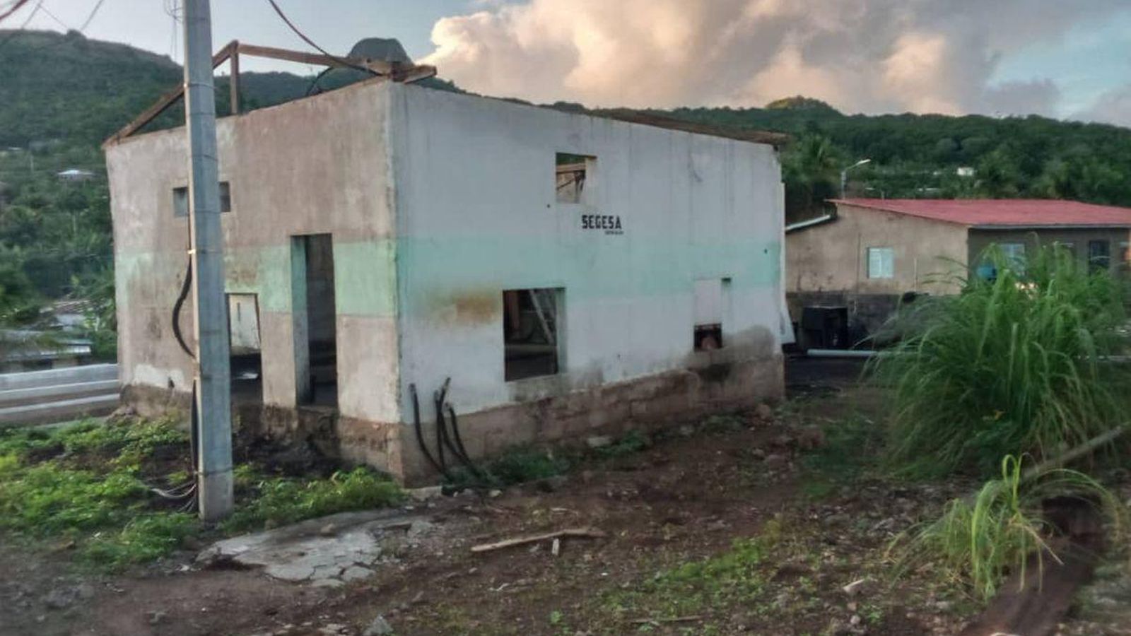 Vivienda en malas condiciones ubicada en la isla de Annobón