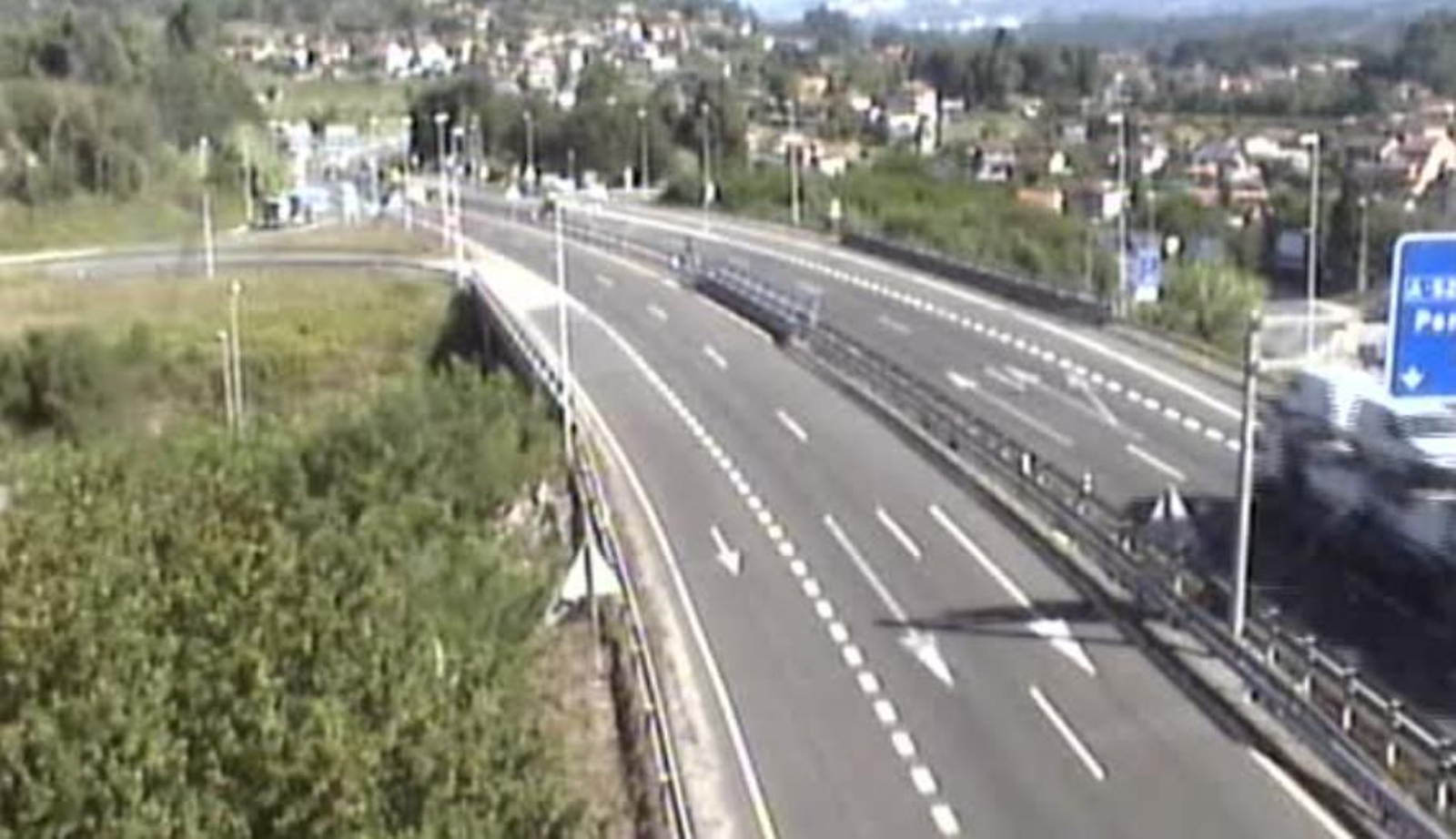 Circulación reestablecida en la A-55. // DGT