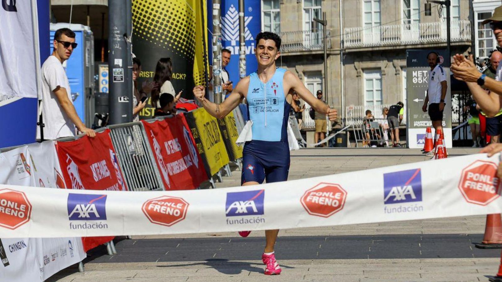 Mario Rodríguez, atleta del Celta de Atletismo, primero en 10k.