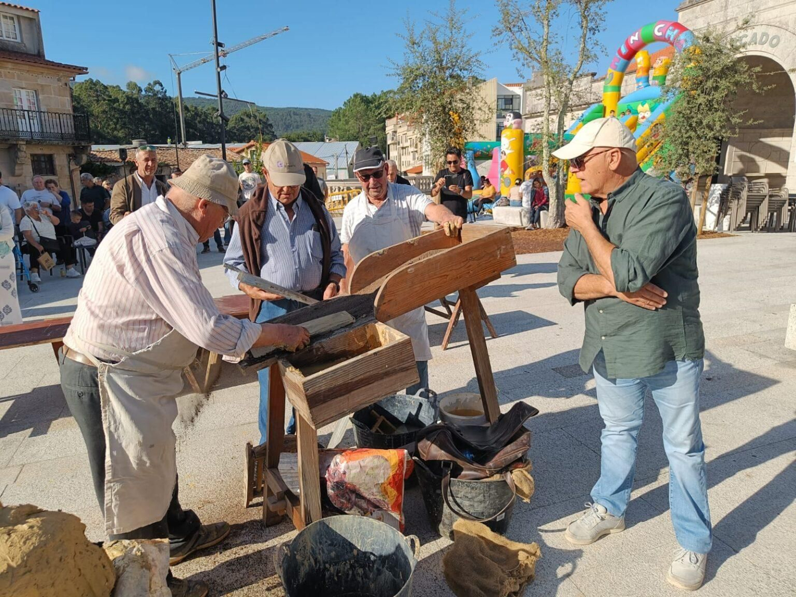 Imagen de una de las demostraciones en las Festas do Outono.