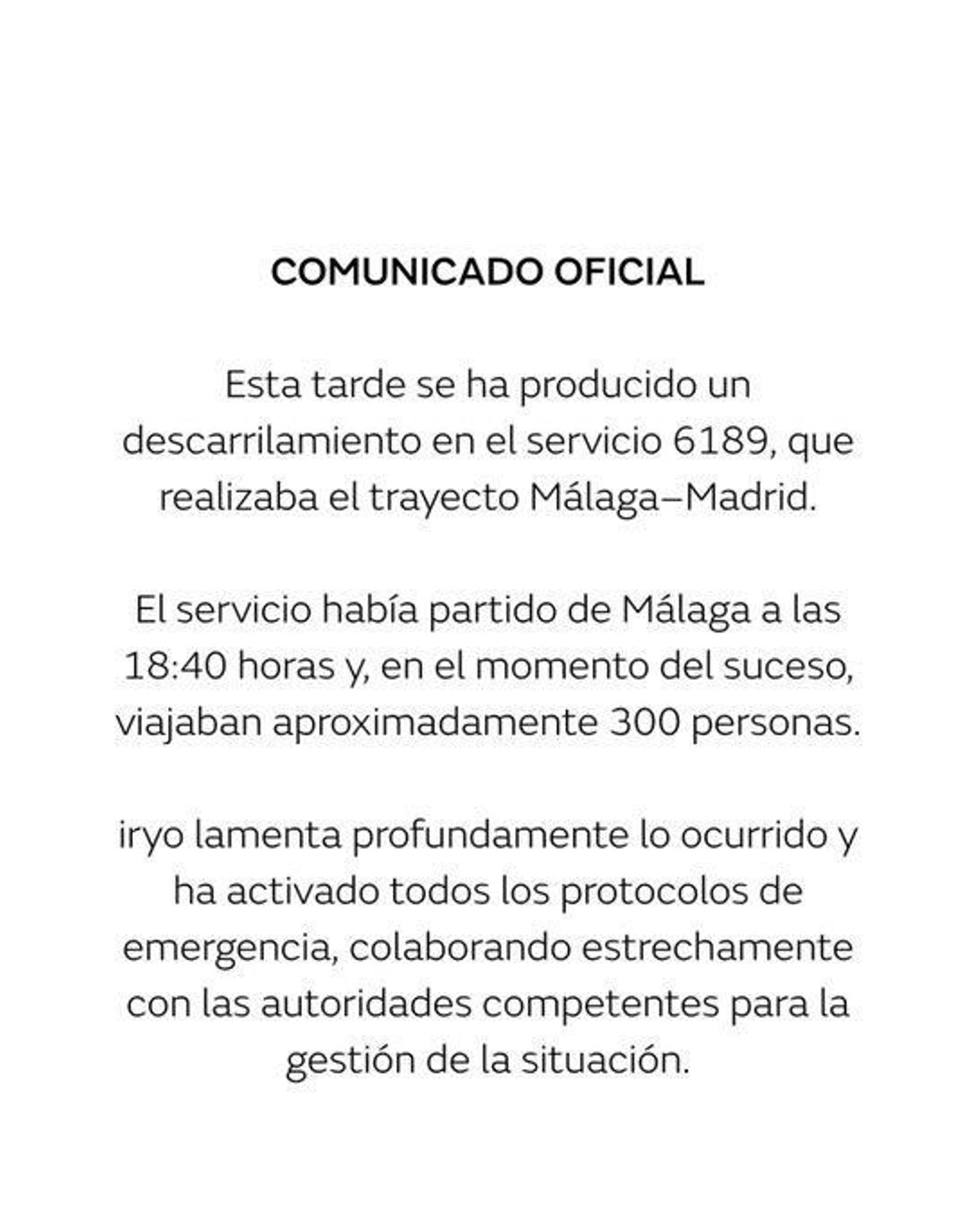 Fotos | Brutal impacto entre un tren Alvia y un Iryo en la línea de alta velocidad a la altura de Adamuz (Córdoba)