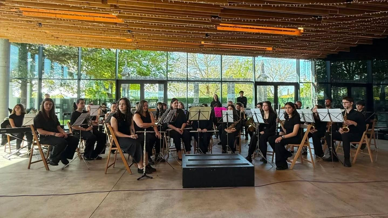 Concerto en Boborás da banda de música de Verín.