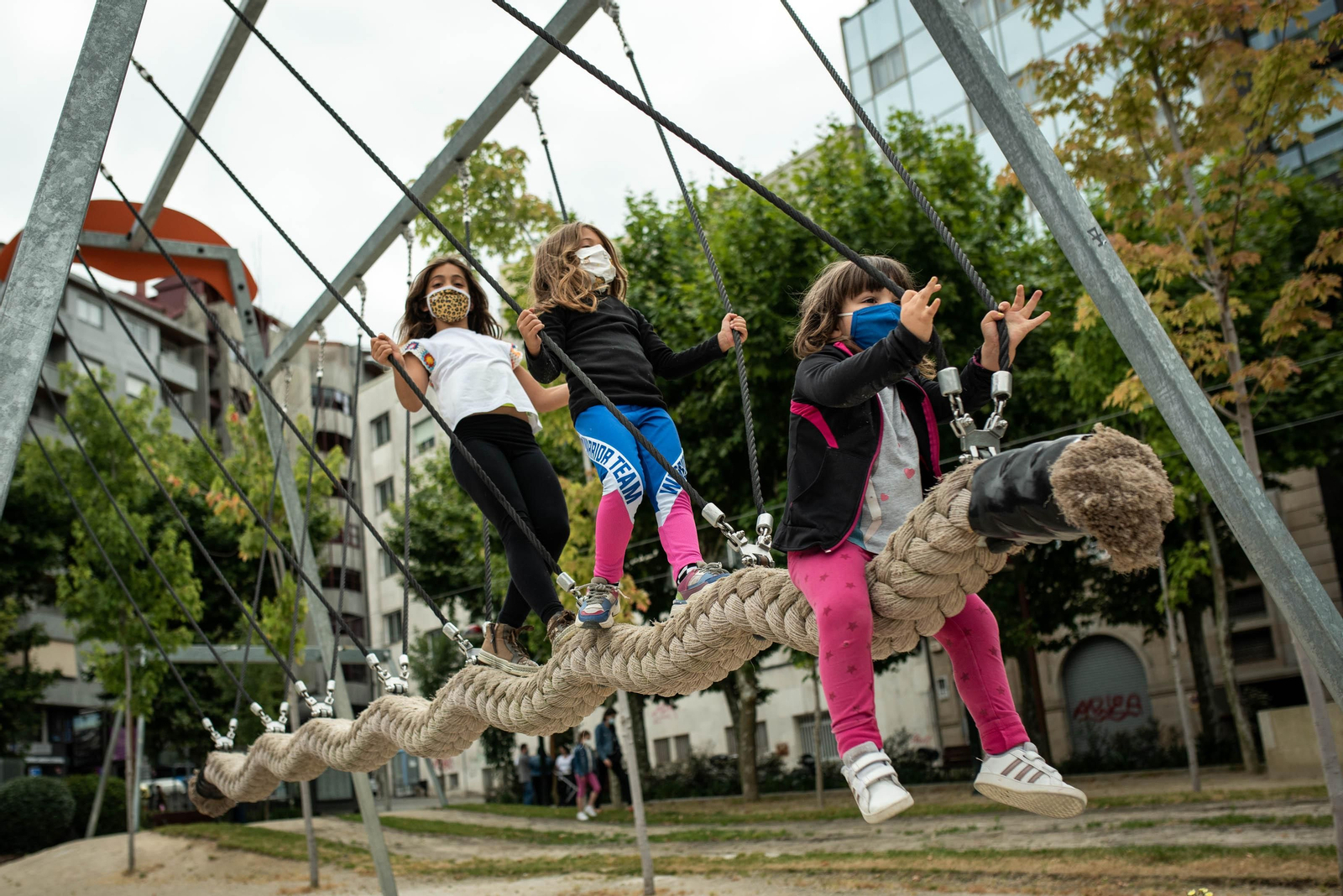 Ourense reabre sus parques infantiles. FOTO: ÓSCAR PINAL