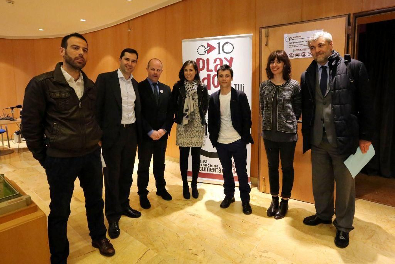 Anoche, en la apertura del festival de documentales Play-Doc.