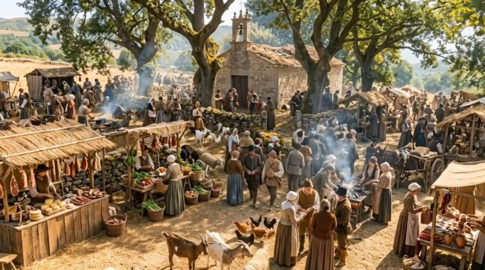 Recreación de la Capilla de San Antonio.