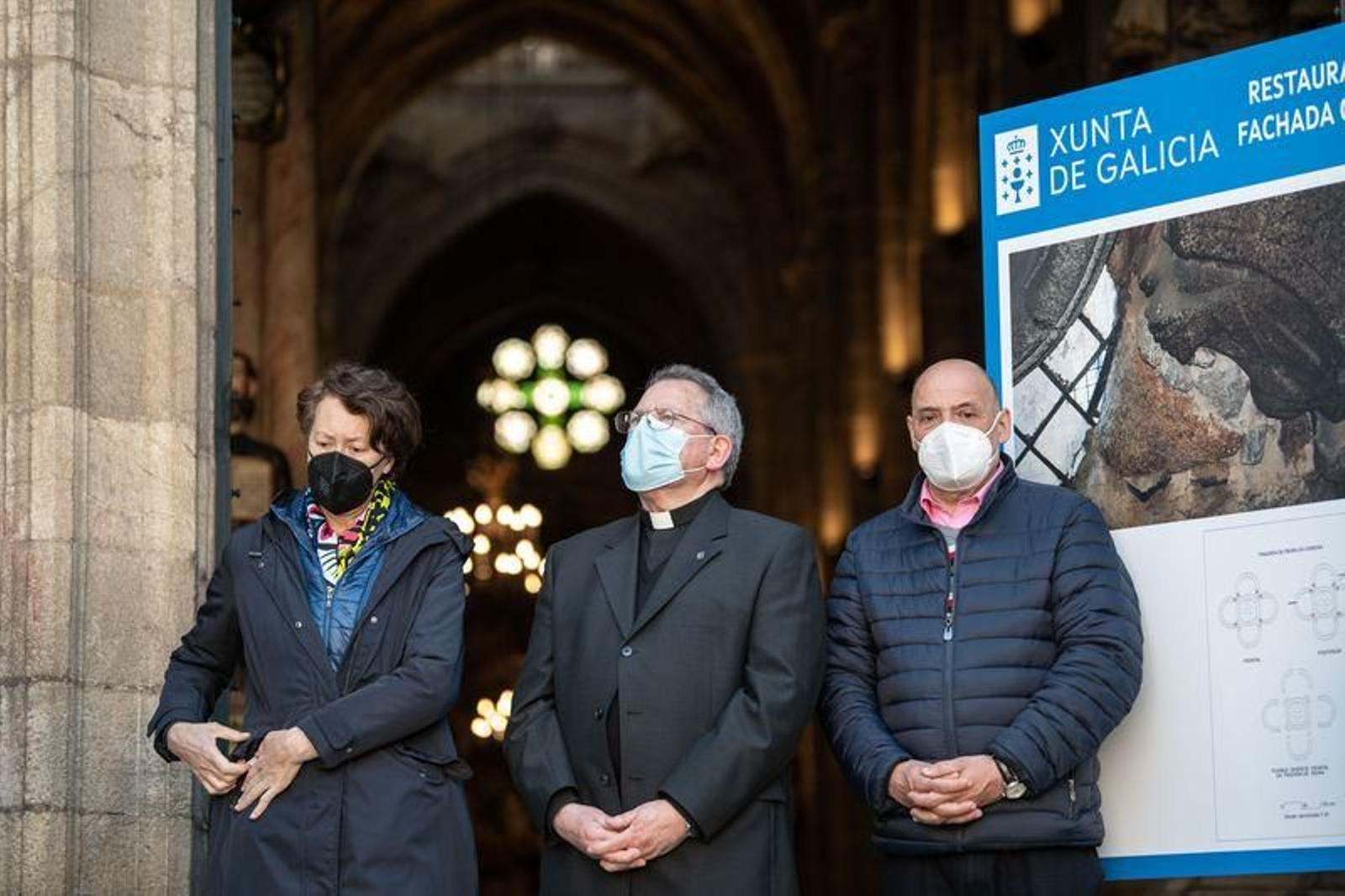 Acto en la Catedral de Ourense // FOTO: ÓSCAR PINAL