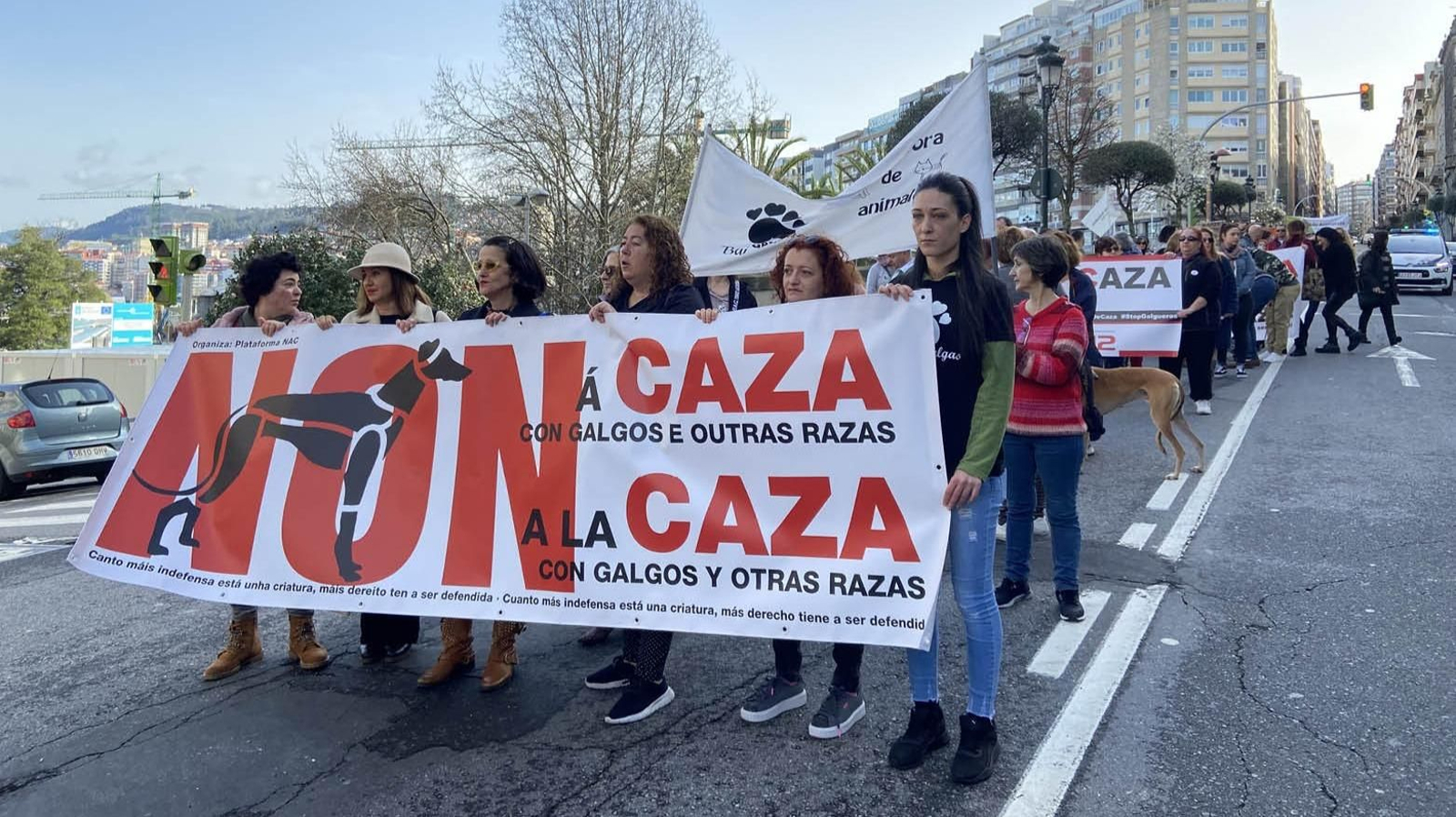 La primera manifestación de la NAC se celebró hace dos años en Vigo.