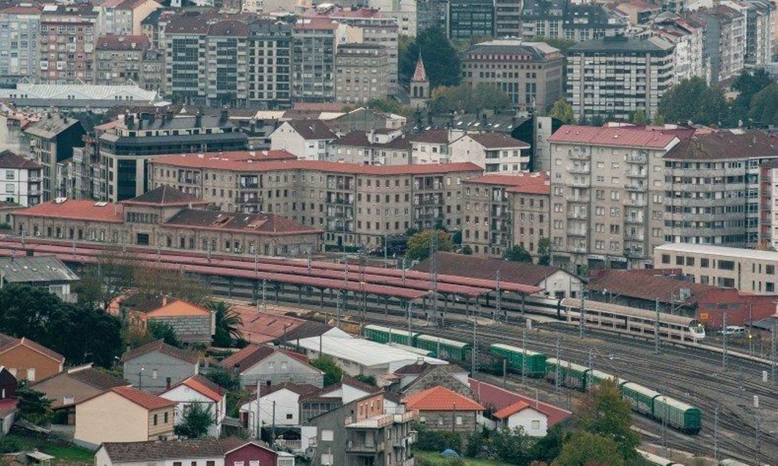 Panorámica de la ciudad de Ourense.