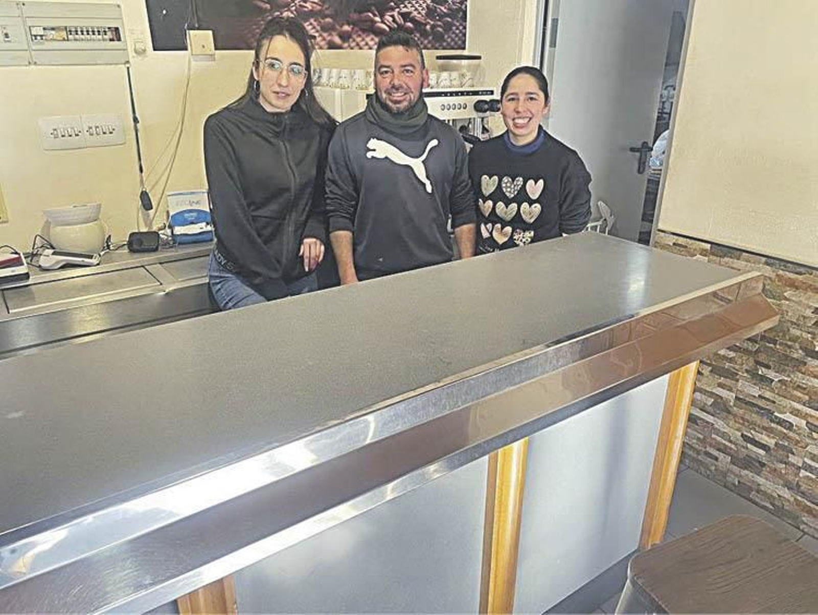 Alba Cotado, Bruno Filipe y Tamara Barreira.