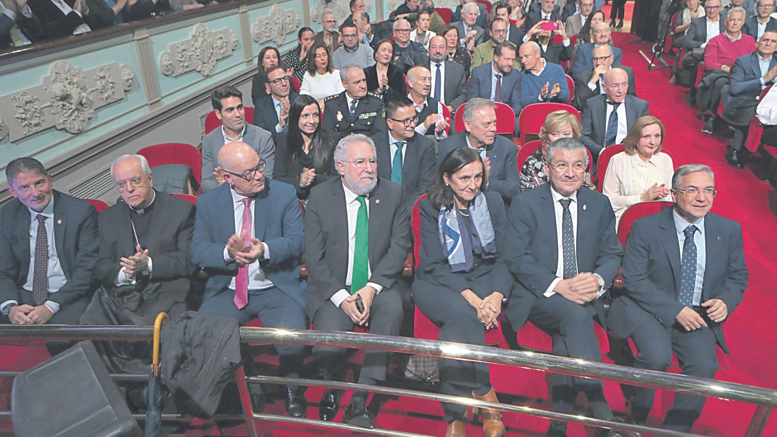 Leonardo Lemos, Eladio Santos, Miguel Santalices, Pilar, Rafael López y Luis Menor.