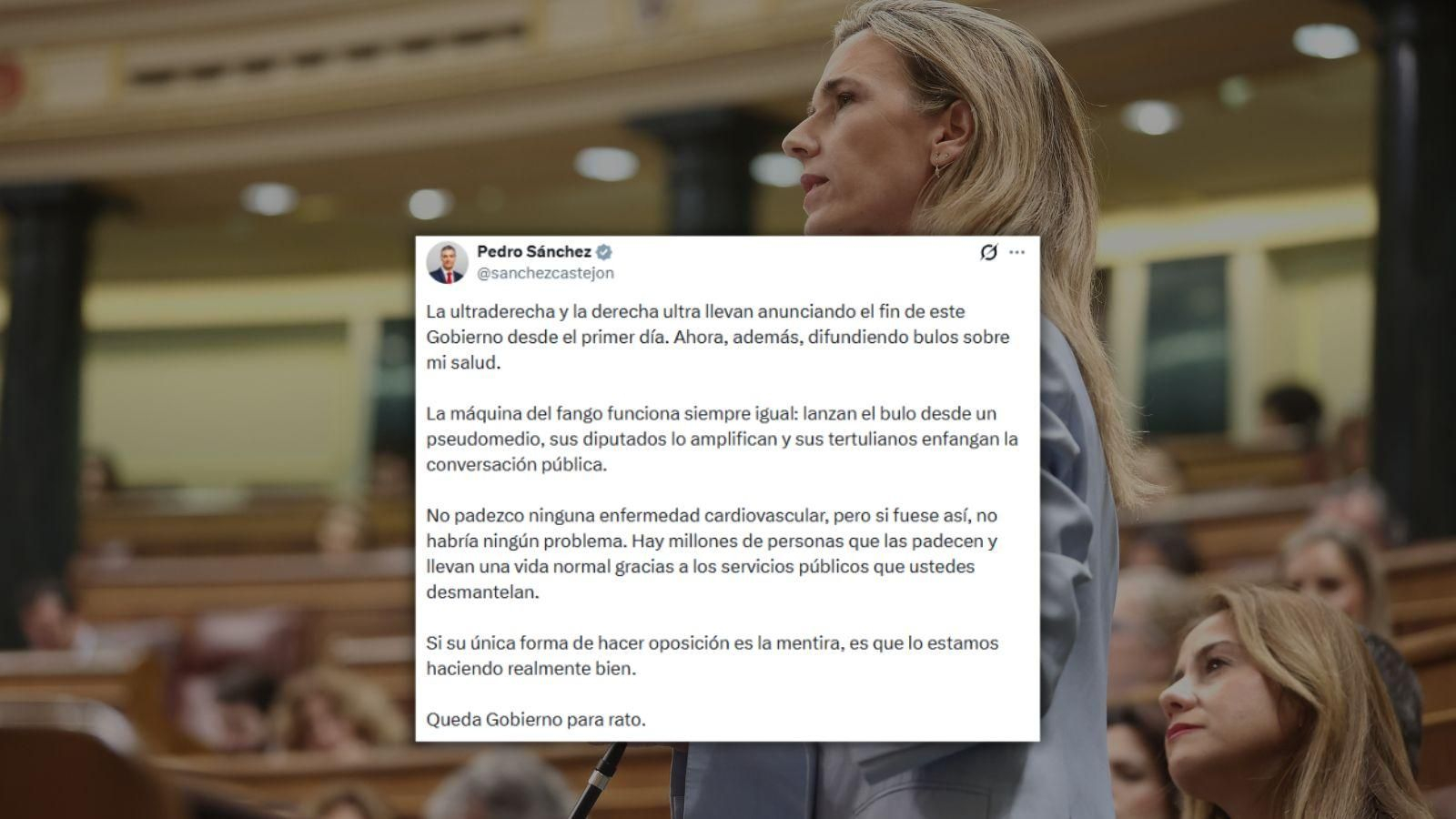 El mensaje de Pedro Sánchez