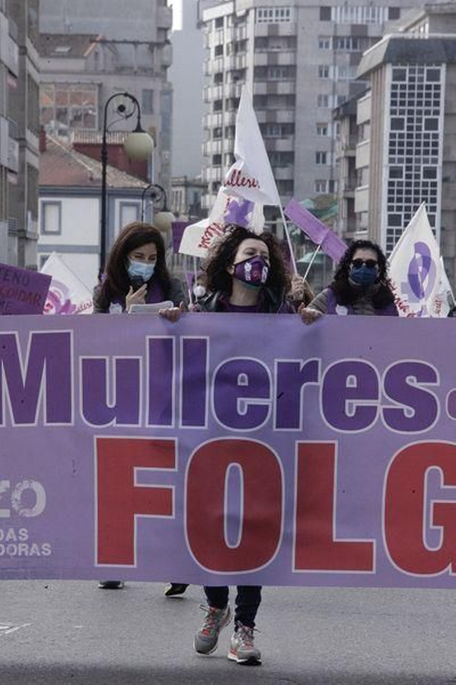 Manifestación de la CIG por las calles de Ourense por el 8M (MIGUEL ÁNGEL).
