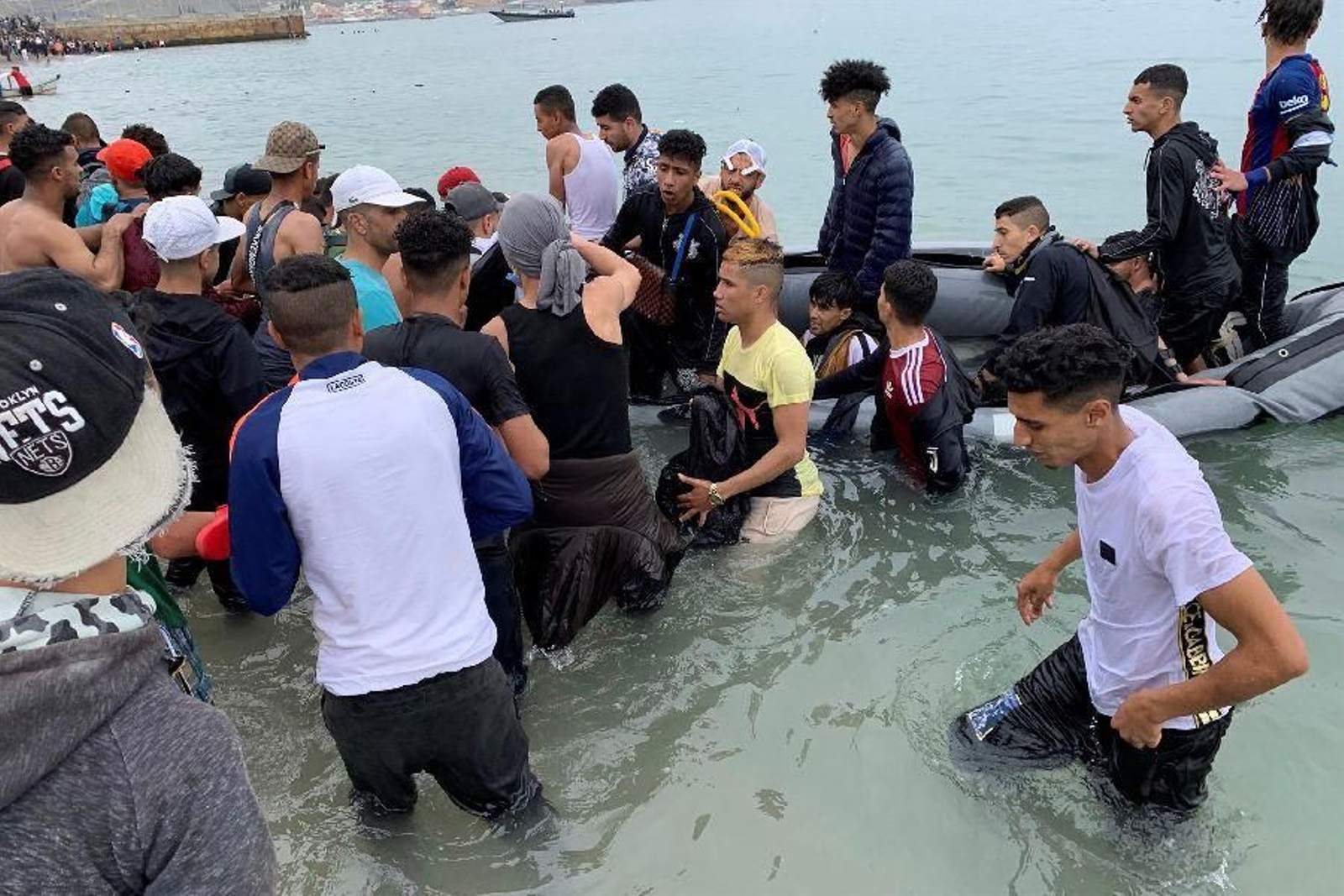 Invasión de inmigrantes en Ceuta 38